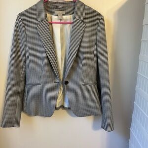 H&M women’s plaid suit‎ jacket